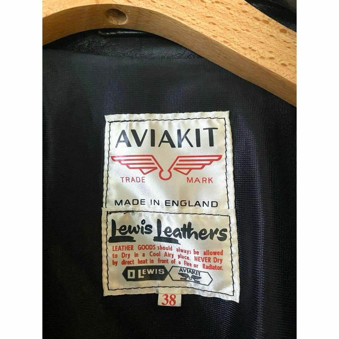 Lewis Leathers(ルイスレザー)の【美品】ルイスレザー　441T サイクロン　タイトフィット　38 シープスキン メンズのジャケット/アウター(ライダースジャケット)の商品写真