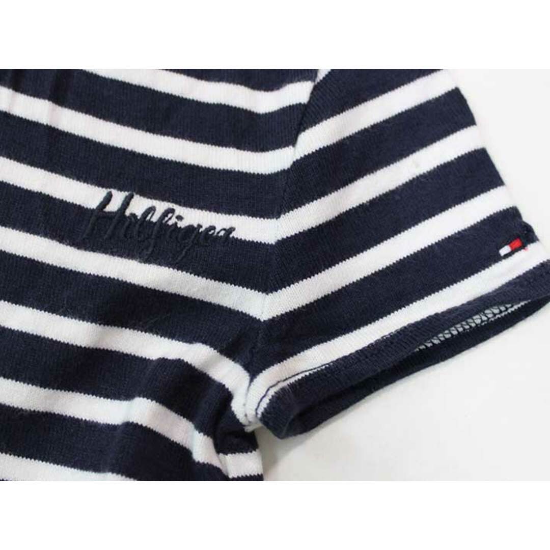 TOMMY HILFIGER(トミーヒルフィガー)の☆トミーヒルフィガー/TOMMY HILFIGER☆104cm 半袖ワンピース 紺×白 【中古】子供服 キッズ kids 女の子 夏 035032 onepi キッズ/ベビー/マタニティのキッズ服女の子用(90cm~)(ワンピース)の商品写真