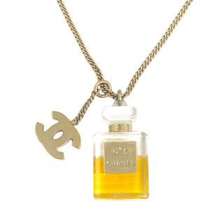 シャネル(CHANEL)の[USED/中古]CHANEL シャネル ネックレス・チョーカー ネックレス NO5香水モチーフ ココマーク 04A ゴールド 中古 tdc-000561-4c(ネックレス)