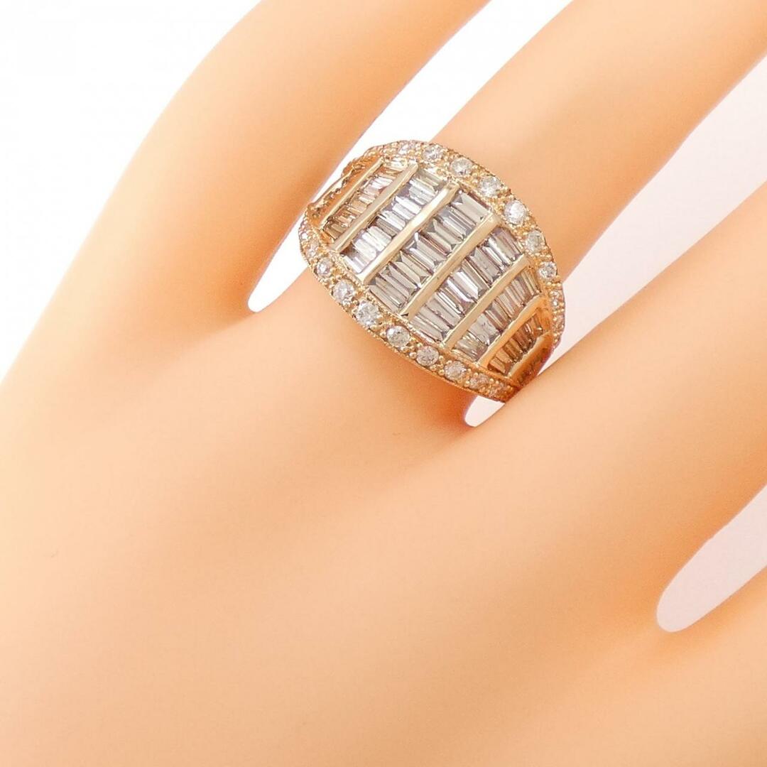 K18PG ダイヤモンド リング 2.0CT レディースのアクセサリー(リング(指輪))の商品写真