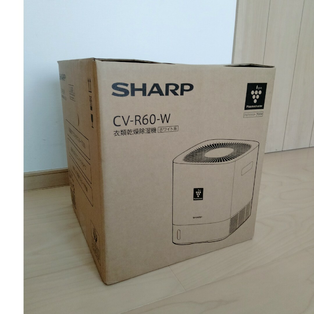 SHARP(シャープ)のREN様専用 SHARP 衣類乾燥除湿機 CV-R60-W スマホ/家電/カメラの生活家電(加湿器/除湿機)の商品写真