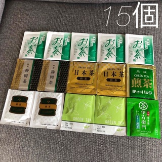 シズオカチャ(静岡茶)の【新品】緑茶　煎茶　日本茶　ティーバック　15個(茶)