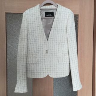 ユナイテッドアローズグリーンレーベルリラクシング(UNITED ARROWS green label relaxing)のgreen label relaxing ツイードジャケット(ノーカラージャケット)