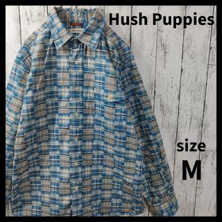 ハッシュパピー(Hush Puppies)の【Hush Puppies】Patchwork Shirt　D629(シャツ)