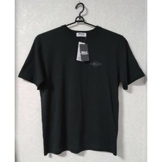 ★新品未使用★BALL背面ロゴ入りメンズコットンTシャツ ブラック★(Tシャツ/カットソー(半袖/袖なし))