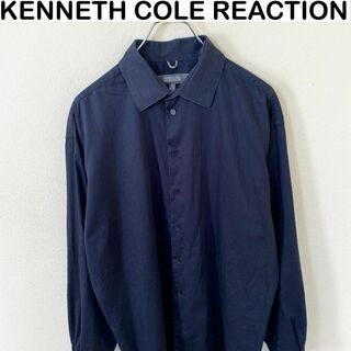 ヴィンテージ(VINTAGE)のKENETH COLE REACTION 長袖　デザイン　シャツ　古着　アメカジ(Tシャツ/カットソー(七分/長袖))