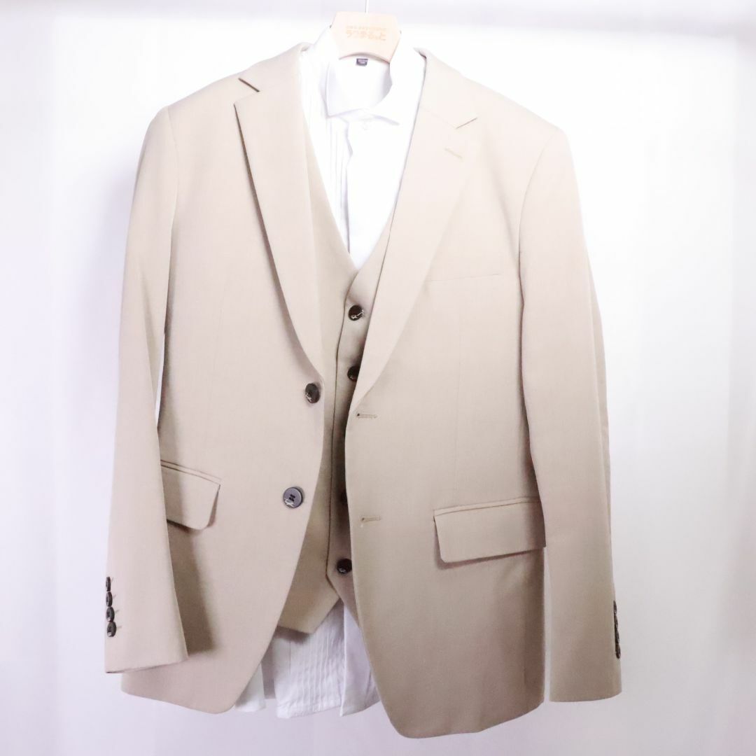 THE URBAN BLANCHE ジャケット ベスト パンツ 三点セット ジャケット ベスト パンツの3点セット* ブラウン系 ベージュ