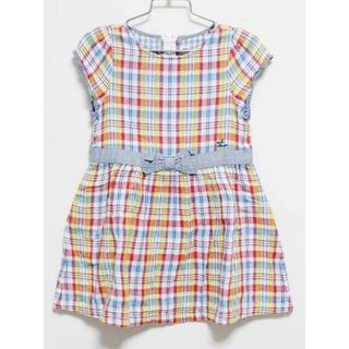 ミキハウス(mikihouse)の‡ミキハウス/mikihouse‡110cm 半袖ワンピース 白系【中古】子供服 キッズ kids 女の子 夏 824032 onepi(ワンピース)