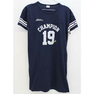 チャンピオン(Champion)の□チャンピオン/champion□170cm  半袖ワンピース 紺【中古】子供服 キッズ kids ジュニア 女の子 夏 416022 onepi(ワンピース)