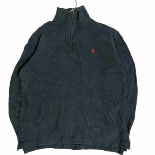 ポロラルフローレン(POLO RALPH LAUREN)のポロラルフローレン コットンニットセーター ハーフジップ ポニー刺繍i53①(ニット/セーター)