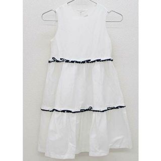 □イルグッフォ/ilgufo□114cm ノースリーブワンピース 白【中古】子供服 キッズ kids 女の子 夏 416022 onepi(ワンピース)