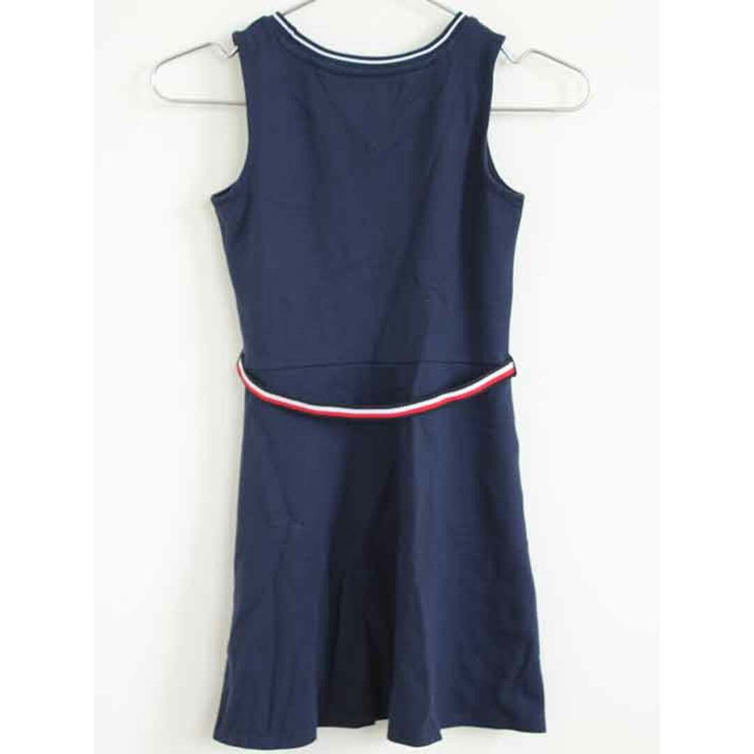 TOMMY HILFIGER(トミーヒルフィガー)の【春夏物 新入荷!】†トミーヒルフィガー/TOMMY HILFIGER†128cm ノースリーブワンピース 紺【中古】子供服 キッズ kids 女の子 春夏秋 onepi 803042 キッズ/ベビー/マタニティのキッズ服女の子用(90cm~)(ワンピース)の商品写真