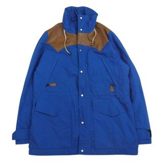 ロッキーマウンテンフェザーベッド Rocky Mountain Featherbed MBZ-5099 レザーヨーク マウンテン パーカー ジャケット ブルー系 38【中古】(その他)