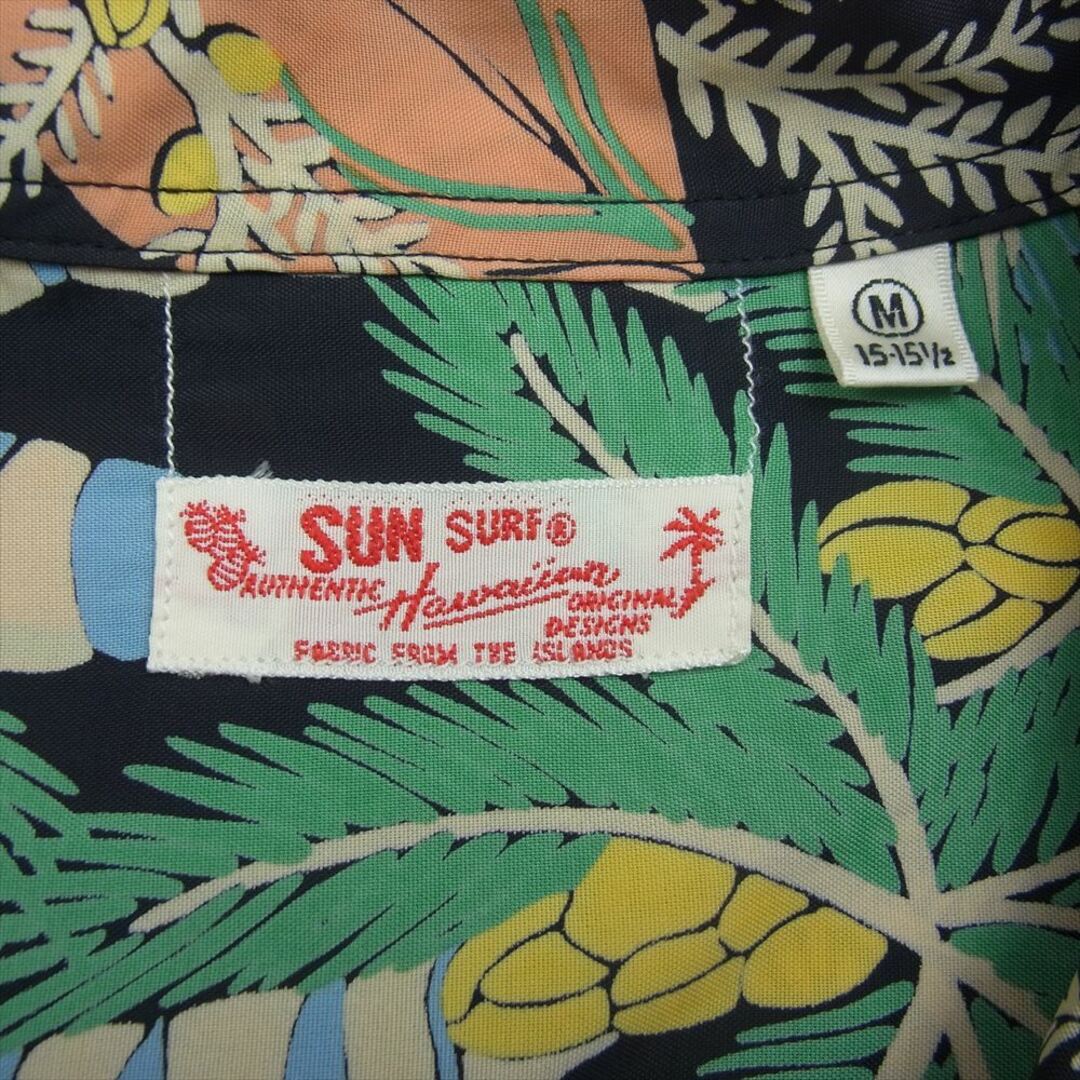 Sun Surf(サンサーフ)のSUN SURF サンサーフ 半袖シャツ SS36030 パイナップル ヤシの実 アロハ シャツ マルチカラー系 M【中古】 メンズのトップス(シャツ)の商品写真