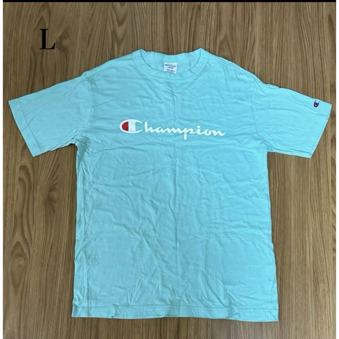 Champion(チャンピオン)の美品 チャンピオン Tシャツ Lサイズ 大きいサイズ  レディースのトップス(Tシャツ(半袖/袖なし))の商品写真