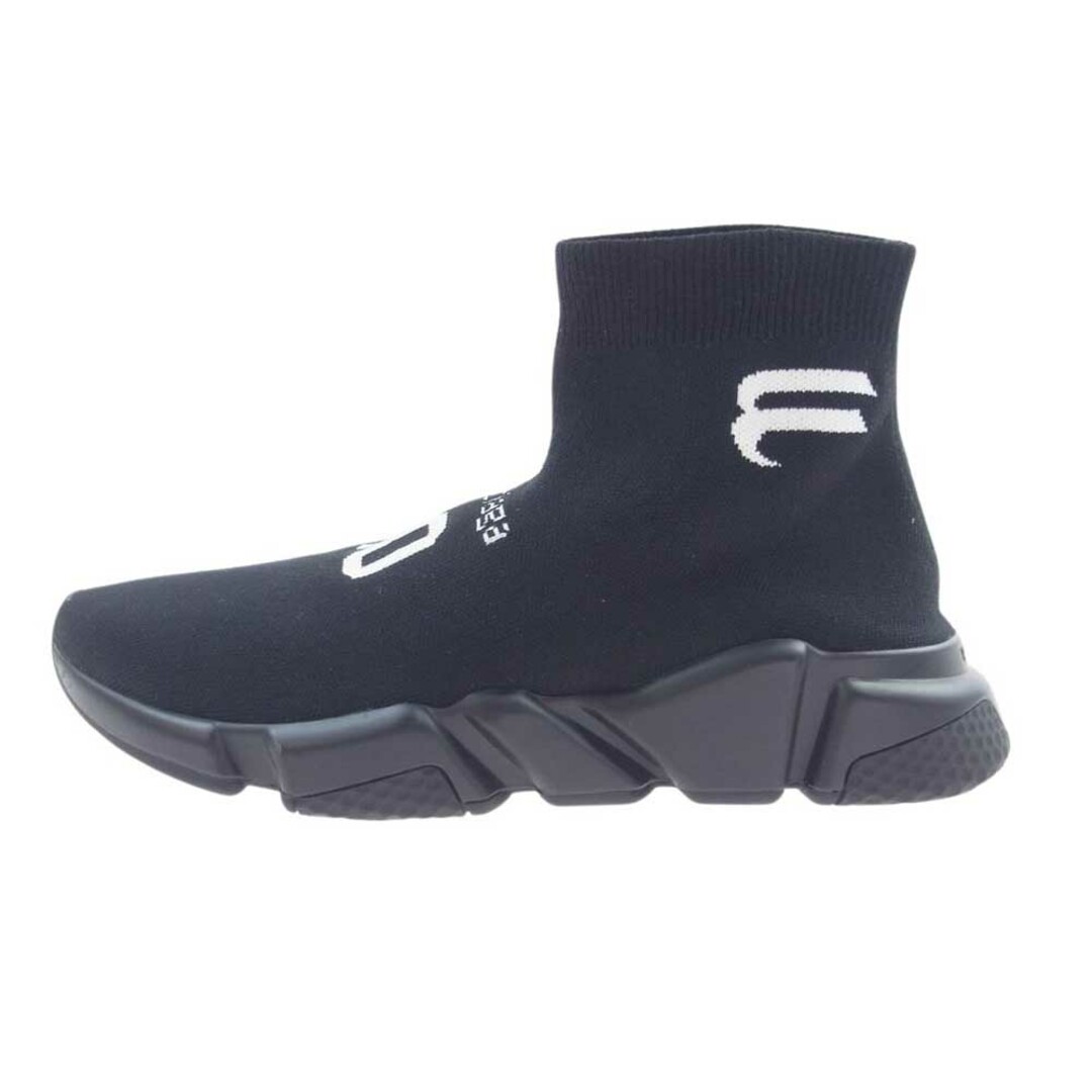 Balenciaga(バレンシアガ)のBALENCIAGA バレンシアガ スニーカー 645734 W2DBU Speed Soccer Runner trainer スピード サッカー ランナー トレーナー スニーカー ブラック系 27cm【中古】 メンズの靴/シューズ(スニーカー)の商品写真