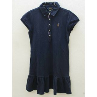 ラルフローレン(Ralph Lauren)の◇ラルフローレン/Ralph Lauren◇140cm 半袖ワンピース 濃紺【中古】子供 キッズ kids ジュニア 女の子 夏 117022 onepi(ワンピース)