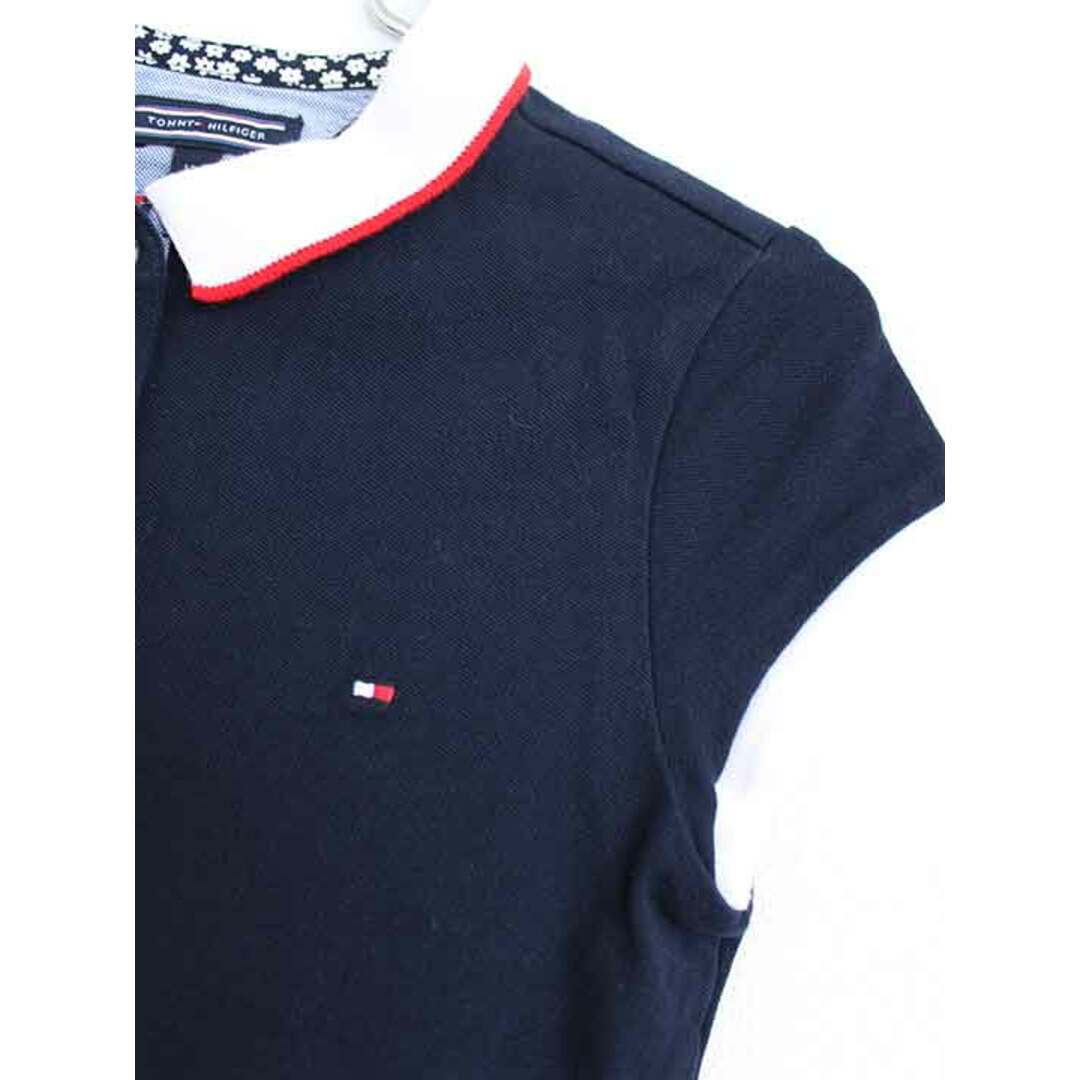 TOMMY HILFIGER(トミーヒルフィガー)の†トミーヒルフィガー/TOMMY HILFIGER†122cm 半袖ワンピース 紺【中古】子供服 キッズ kids 女の子 夏 426022 onepi キッズ/ベビー/マタニティのキッズ服女の子用(90cm~)(ワンピース)の商品写真