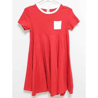 プチバトー(PETIT BATEAU)の‡プチバトー/PETIT BATEAU‡140cm 半袖ワンピース 赤【中古】子供服 キッズ kids ジュニア 女の子 夏 316032 onepi(ワンピース)