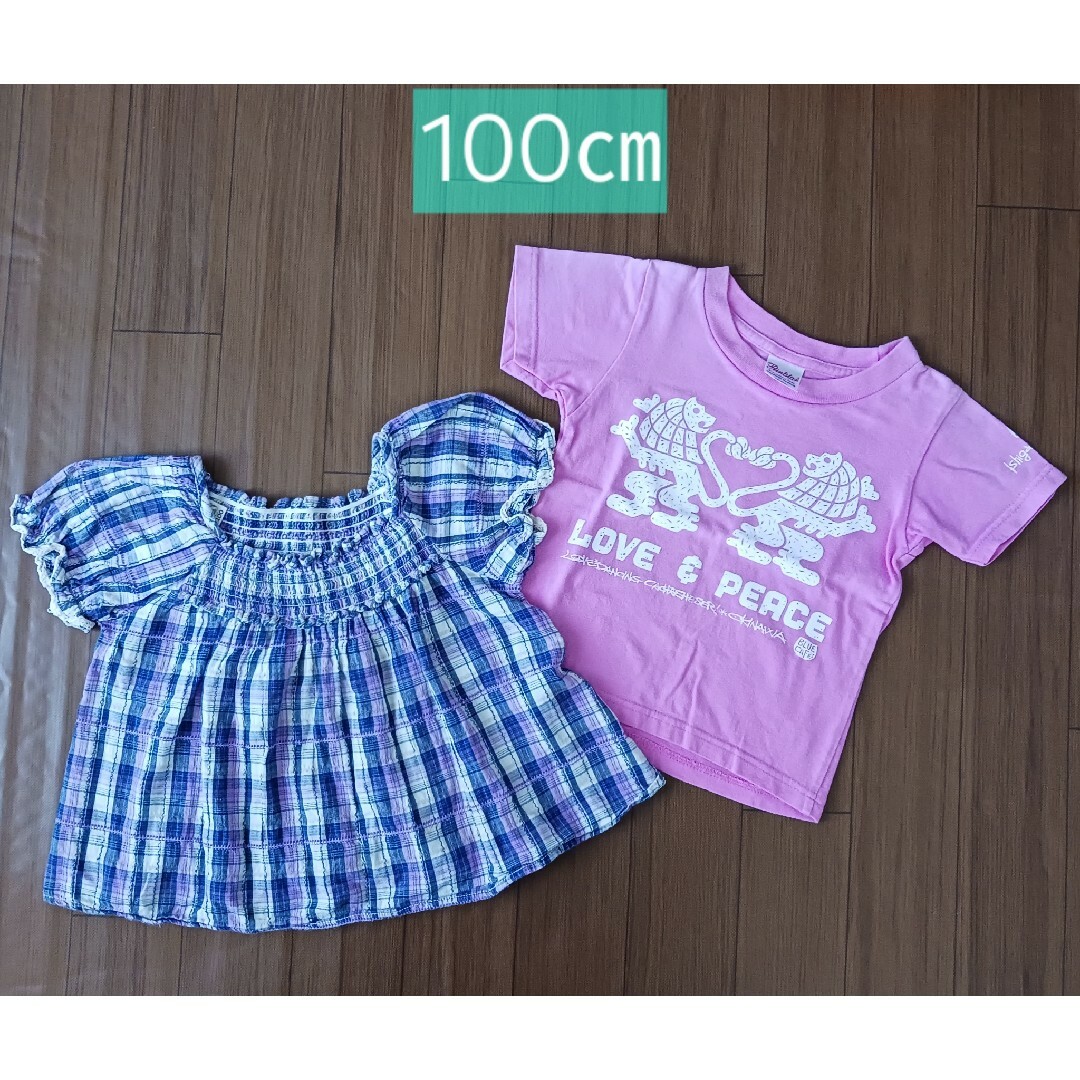 100㎝　2点セット キッズ/ベビー/マタニティのキッズ服男の子用(90cm~)(Tシャツ/カットソー)の商品写真