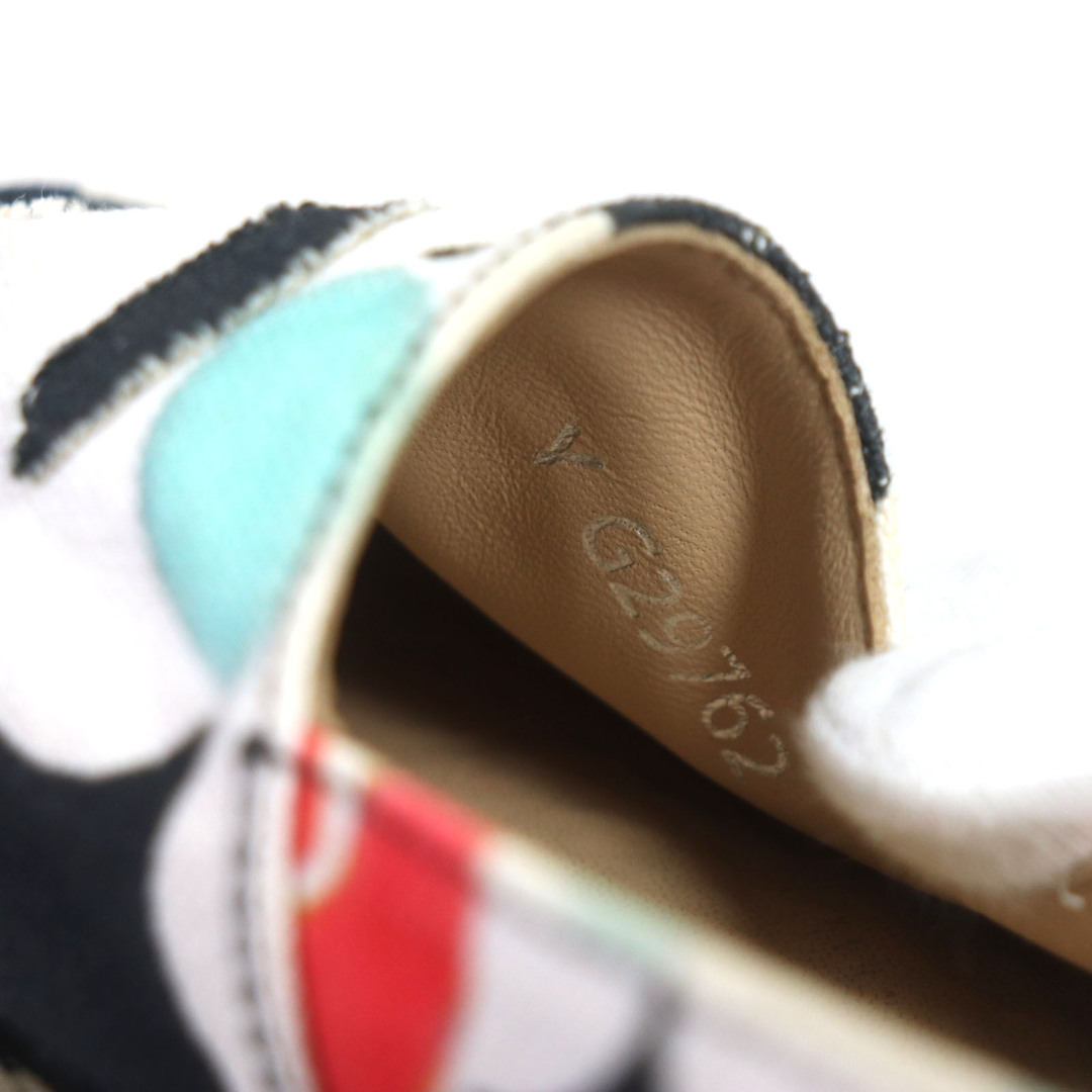CHANEL(シャネル)の良品 CHANEL シャネル G29762 キャンバス ココマーク 総柄 エスパドリーユ スリッポン マルチ 38 箱付き スペイン製 レディース レディースの靴/シューズ(スリッポン/モカシン)の商品写真