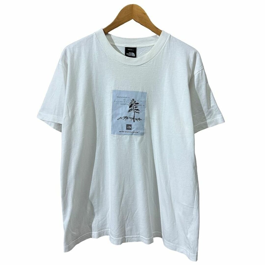 THE NORTH FACE(ザノースフェイス)のG② ノースフェイス スクエア プリント Tシャツ カットソー 白 ホワイト L メンズのトップス(Tシャツ/カットソー(半袖/袖なし))の商品写真