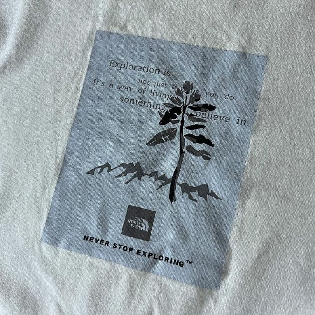 THE NORTH FACE(ザノースフェイス)のG② ノースフェイス スクエア プリント Tシャツ カットソー 白 ホワイト L メンズのトップス(Tシャツ/カットソー(半袖/袖なし))の商品写真