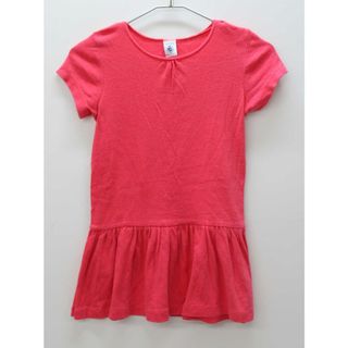 プチバトー(PETIT BATEAU)の＜プチバトー/PETIT BATEAU＞110cm 半袖ワンピース ピンク【中古】子供服 キッズ kids 女の子 夏 316022 onepi(ワンピース)