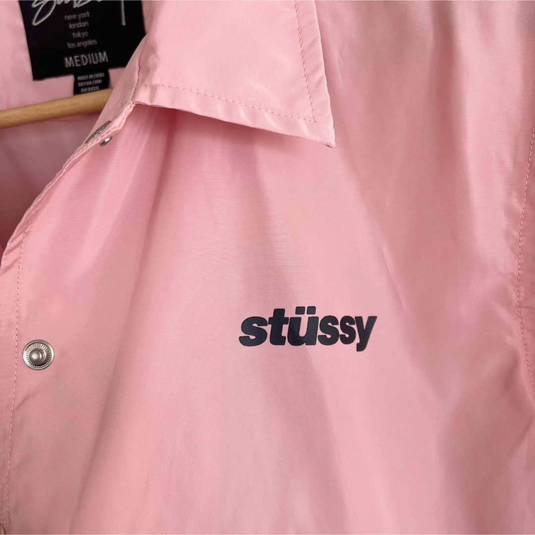 STUSSY(ステューシー)の＊希少＊stussy women コーチジャケット Mサイズ レディースのジャケット/アウター(ナイロンジャケット)の商品写真