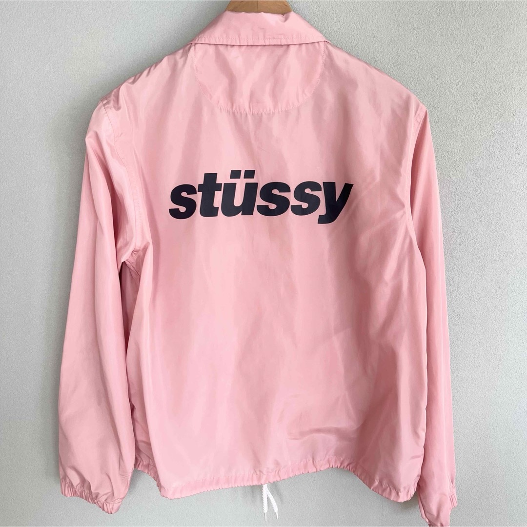 STUSSY - *希少*stussy women コーチジャケット Mサイズの通販 STUSSY - *希少*stussy women コーチジャケット Mサイズの通販