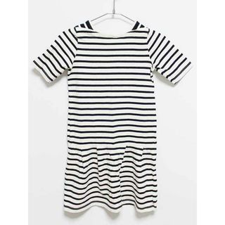 プチバトー(PETIT BATEAU)の‡プチバトー/PETIT BATEAU‡140cm 半袖ワンピース 白×紺【中古】子供服 キッズ kids ジュニア 女の子 夏 316032 onepi(ワンピース)