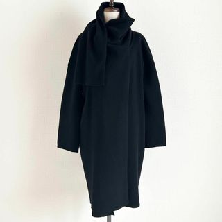 ドゥーズィエムクラス(DEUXIEME CLASSE)の美品✨ドゥーズィエムクラス　IASON ストールガウン　羽織り　黒　2way(ロングコート)