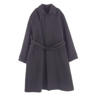 シュタイン Stain コート 21AW ST.270 OVERSIZED INVESTIGATED COAT オーバーサイズ ウール バルマカンコート グレーカーキ系 S【中古】(その他)