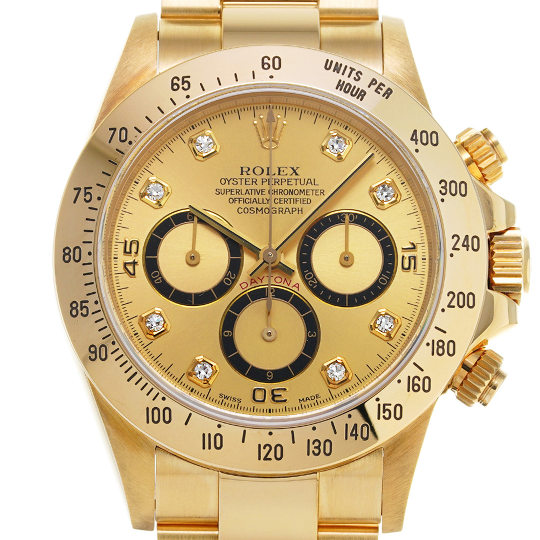 ROLEX(ロレックス)の中古 ロレックス ROLEX 16528G S番(1993年頃製造) シャンパン /ダイヤモンド メンズ 腕時計 メンズの時計(腕時計(アナログ))の商品写真