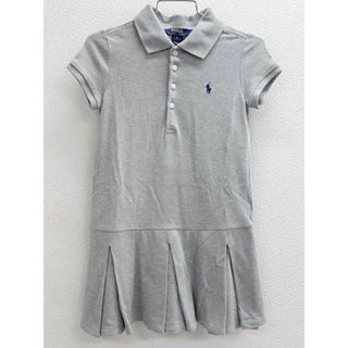 ラルフローレン(Ralph Lauren)の◇ラルフローレン/Ralph Lauren◇115cm 半袖ワンピース グレー【中古】子供服 キッズ kids 女の子 夏 117032 onepi(ワンピース)