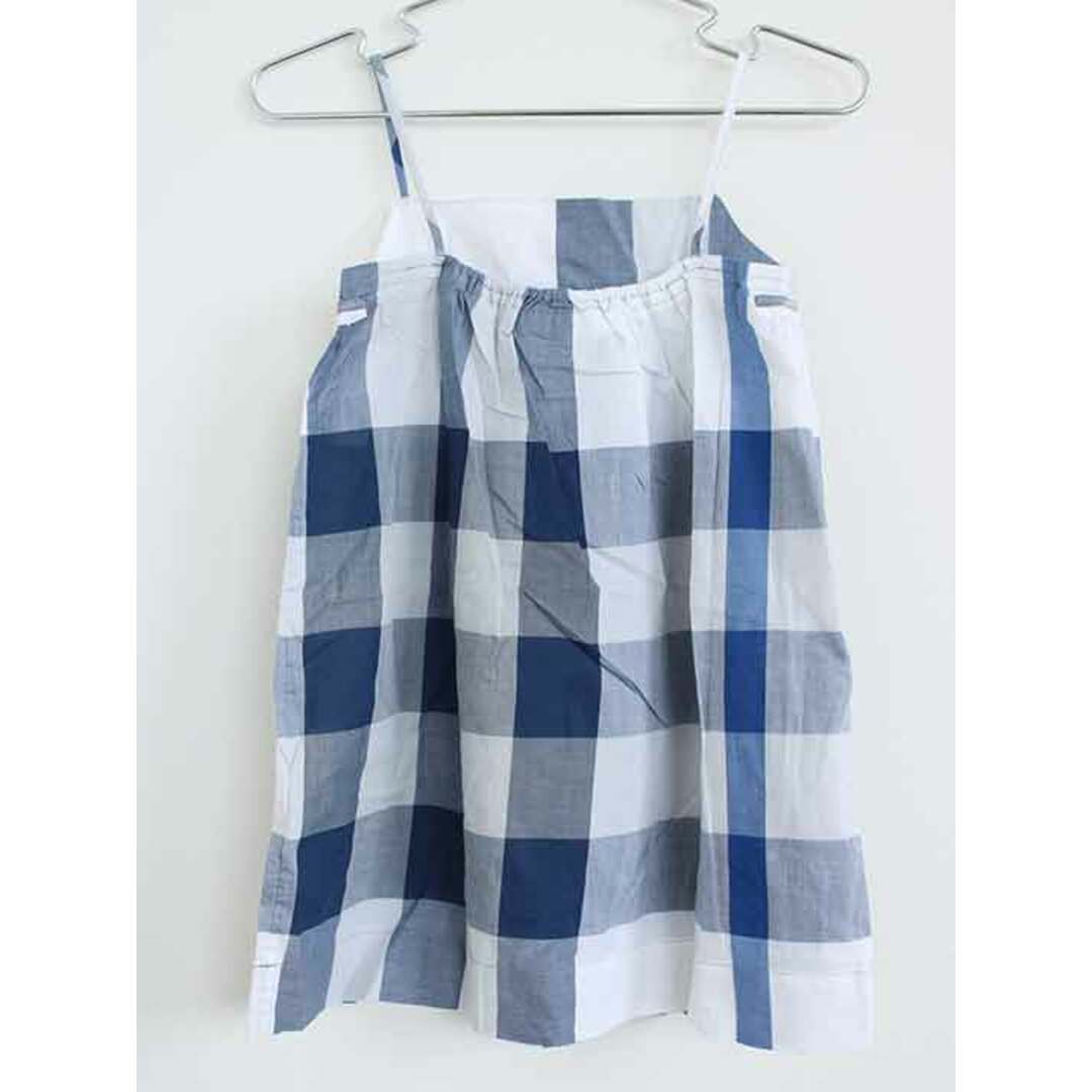 BURBERRY(バーバリー)の†バーバリー/BURBERRY†92cm(2Y) ノースリーブワンピース 青×紺【中古】子供服 キッズ kids 女の子 夏 426022 onepi キッズ/ベビー/マタニティのキッズ服女の子用(90cm~)(ワンピース)の商品写真