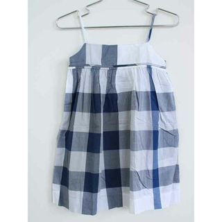 BURBERRY - †バーバリー/BURBERRY†92cm(2Y) ノースリーブワンピース 青×紺【中古】子供服 キッズ kids 女の子 夏 426022 onepi