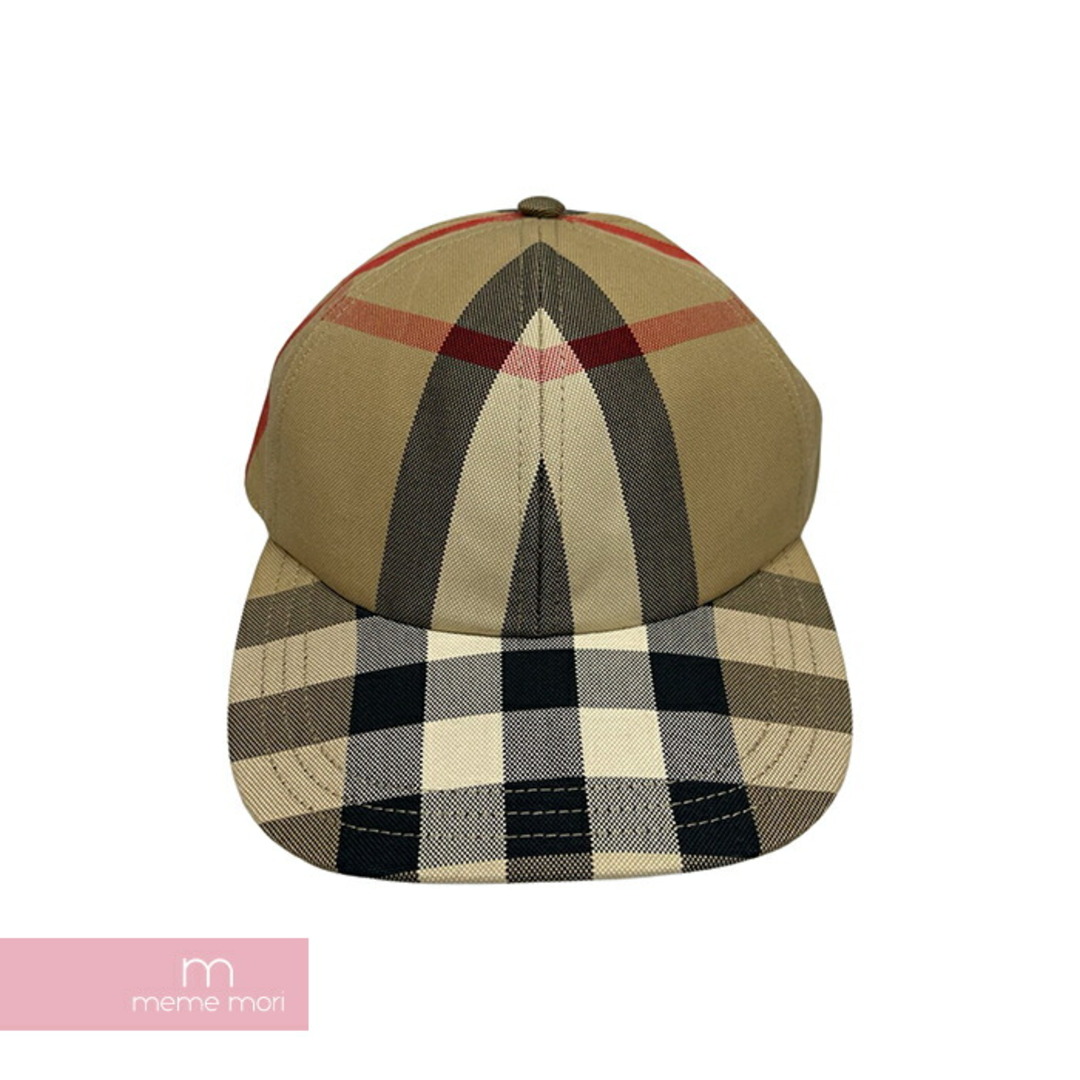 BURBERRY(バーバリー)のBURBERRY 2023SS Vintage Check Baseball Cap 8068035 バーバリー ヴィンテージチェックベースボールキャップ 帽子 ロゴ チェック柄 ベージュ サイズS 【240316】【新古品】【me04】 メンズの帽子(キャップ)の商品写真