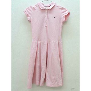 トミーヒルフィガー(TOMMY HILFIGER)の▽トミーヒルフィガー/TOMMY HILFIGER▽140cm 半袖ワンピース 薄ピンク【中古】子供服 キッズ kids ジュニア 女の子 夏 716022 onepi(ワンピース)