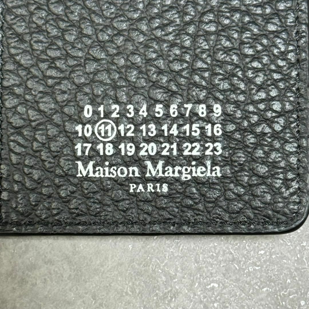 Maison Martin Margiela(マルタンマルジェラ)の大人気【新品未使用】メゾンマルジェラ４ステッチ ジップウォレット ブラック レディースのファッション小物(財布)の商品写真