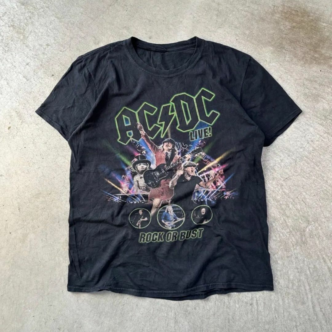 AC DC エーシー ディーシー ツアーT シャツ  T  shirt  メンズのトップス(Tシャツ/カットソー(半袖/袖なし))の商品写真