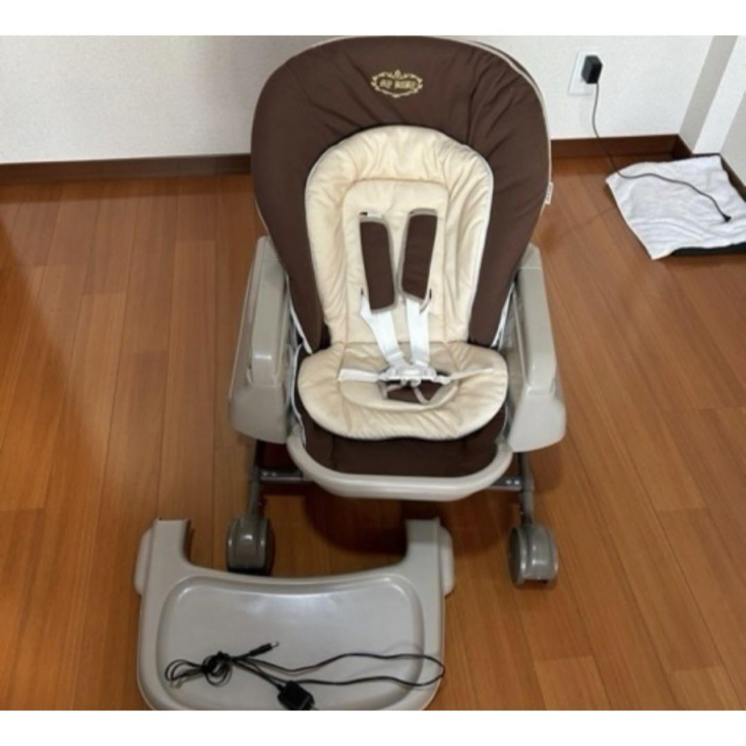 【直接受け取り】電動バウンサー/JTC BABY ハイローオートスイングラック キッズ/ベビー/マタニティの寝具/家具(その他)の商品写真