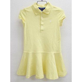 ラルフローレン(Ralph Lauren)の◇ラルフローレン/Ralph Lauren◇110cm 半袖ワンピース 黄【中古】子供服 キッズ kids 女の子 夏 117032 onepi(ワンピース)