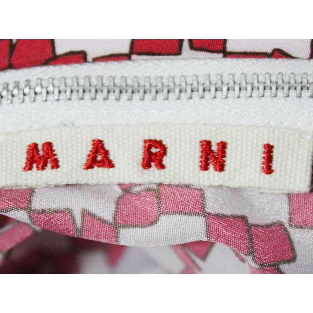 Marni(マルニ)の《マルニ/MARNI》104cm 半袖ワンピース ピンク×赤系【中古】子供服 キッズ kids 女の子 夏 905032 onepi キッズ/ベビー/マタニティのキッズ服女の子用(90cm~)(ワンピース)の商品写真