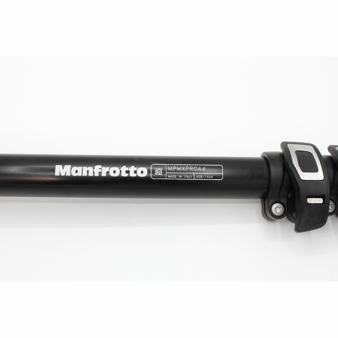 Manfrotto(マンフロット)の【美品】MANFROTTO マンフロット 一脚 XPRO monopod+ アルミ 4段 ブラック MPMXPROA4 #LE2024242 スマホ/家電/カメラのカメラ(その他)の商品写真