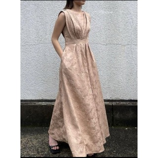 アマイル(AMAIL)のFlower embroidery dress(ロングワンピース/マキシワンピース)