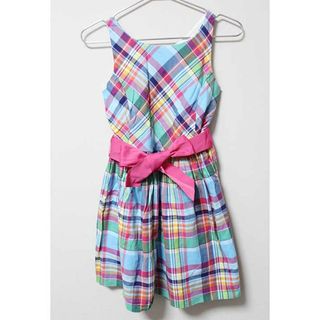 ラルフローレン(Ralph Lauren)の《ラルフローレン/Ralph Lauren》135cm ノースリーブワンピース マルチカラー【中古】子供服 キッズ kids 女の子 夏 606032 onepi(ワンピース)