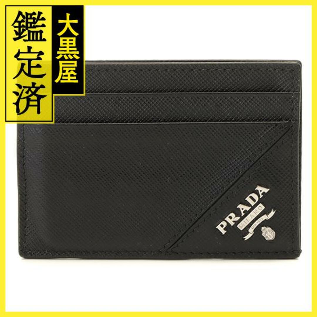 PRADA - プラダ　マネークリップカードケース ブラック サフィアーノ　【431】