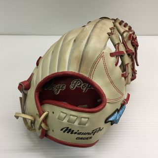 ミズノ(MIZUNO)の中古品 ミズノ MIZUNO ミズノプロ 軟式 内野手用オーダーグローブ 刺繍入り 9474(グローブ)