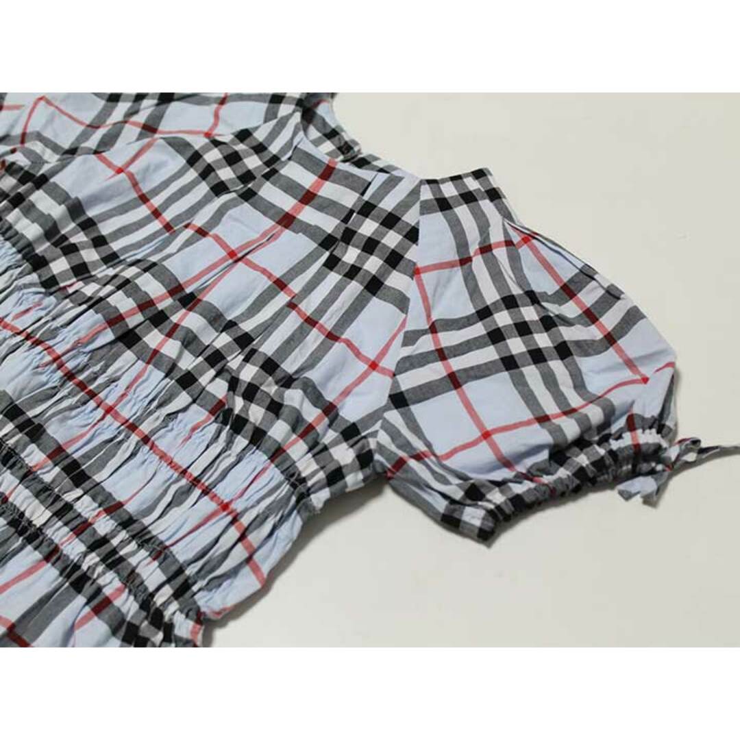 BURBERRY(バーバリー)の‡バーバリー/BURBERRY‡98cm 半袖ワンピース ブルー×黒 ヴィンテージチェック【中古】子供服 キッズ kids 女の子 夏 124032 onepi キッズ/ベビー/マタニティのキッズ服女の子用(90cm~)(ワンピース)の商品写真